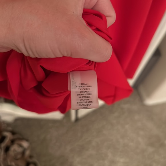 Vince Camuto Red Bow Neck Halter dress NWT - Picture 12 of 13